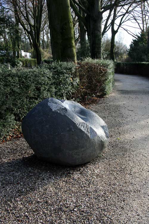 Water and stone - life and a tombstone.
