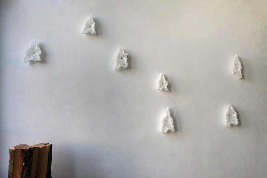 The big bear, 2011, alabaster, 250 x 120 x 8 cm.